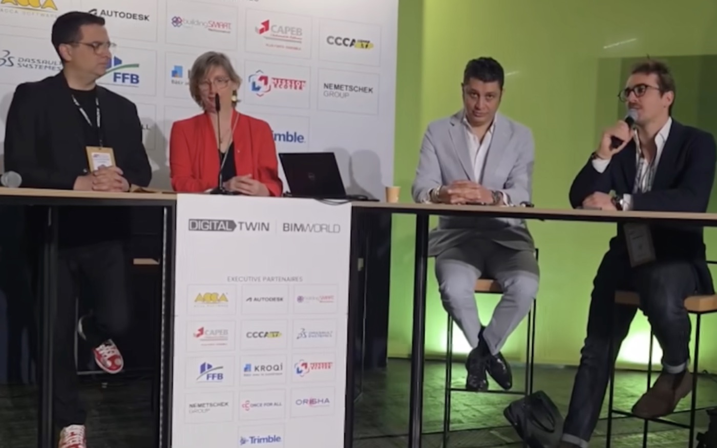 Table ronde à BIM World 2026, Ludovic Bobée au micro